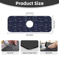 thumbnail image 2 of Sikiie Hockey Players Splash Guard for Sink Faucet-1 PC Super Absorbent Fast Drying Mat Sink Gadgets-Splash Guard for Kitchen, Sink Mat, 2 of 7