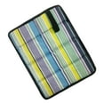 thumbnail image 4 of Colchoneta plegable para acampar, cojín para asiento, almohadilla para sentarse para playa, mochilero, al aire libre Rayas azules Zulema cojín de asiento al aire libre, 4 of 8