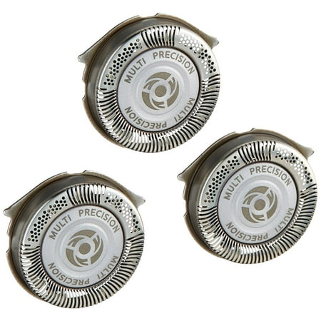 70s Sheer - Replacement Head for Series 5000 Shavers, SH50/52, Norelco RQ12 Pro Shavers 70S Shaver Head Smartclean RQ12PRO Blade Silver AllinOne Grooming 3 QG3390.., By Philips Norelco