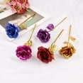 thumbnail image 3 of 1PC 24K Or Plaqué Or Roses Anniversaire Cadeau de Saint Valentin Amoureux, 3 of 4