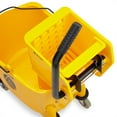 thumbnail image 4 of Dryser Commercial Side Press Wringer Combo Mop Bucket, 33 Quart, Yellow, 4 of 7