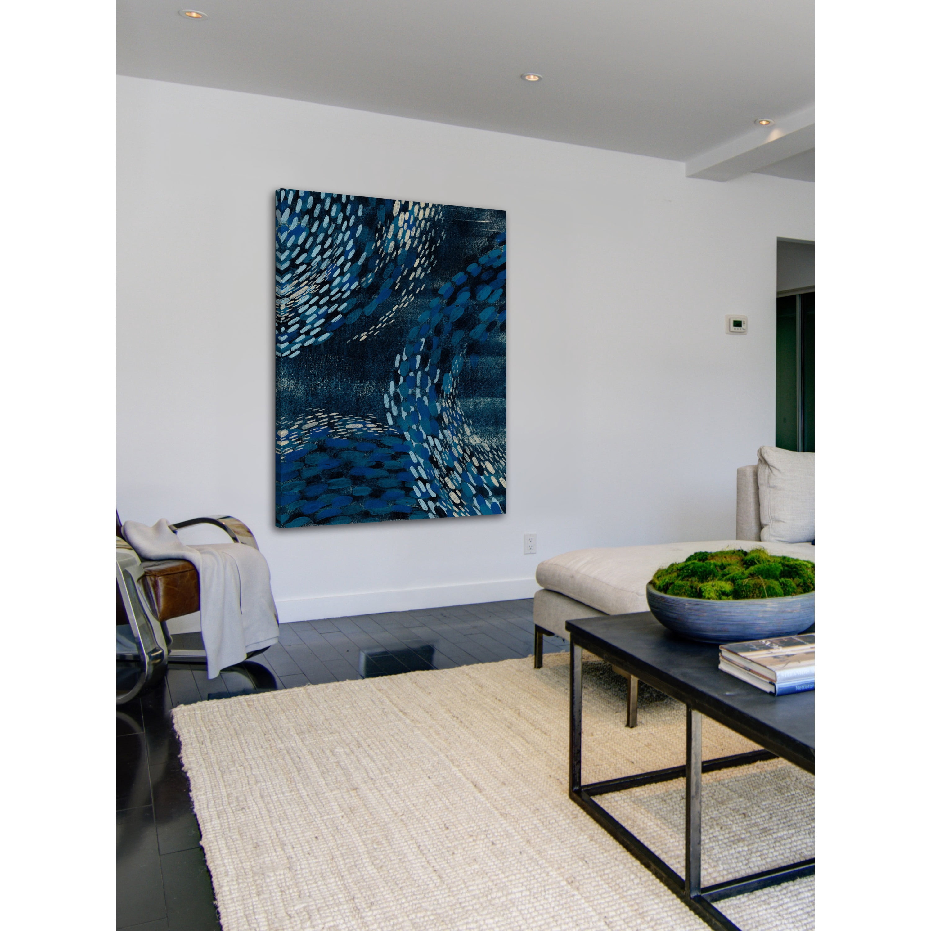 Marmont Hill "Moon Tide I" Painting Print on Wrapped Canvas