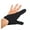 Black-Left, variant on 1Pcs Fishing Gloves 2 Fingers Protector Breathable Anti-Slip Anti-Cut Fishing Gloves ,Flexible and Comfortable
