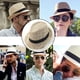 thumbnail image 5 of Sombreros de paja para hombres y mujeres con circunferencia de 56-58 cm, sombreros de ala corta, sombreros de verano, sombreros de jazz retro casuales, 5 of 5