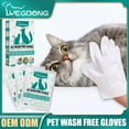 thumbnail image 3 of Pet Supplies Cat And Dog Grooming Gloves For Bathing Easy To Use Gentle Dry Wipes 3ml Ideal Pet Care Product 6PCS, 3 of 7