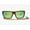 Permit Green, variant on Toads Gray Camo Matte | Blue Mirror Glass Sunglasses