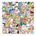 thumbnail image 1 of 100 dibujos animados naturaleza animales colección doodle pegatinas, 1 of 2