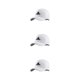 thumbnail image 3 of Gorra Qarigey Dura de Poliéster Algodón Blanco Talla Única, 3 of 6