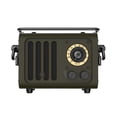 thumbnail image 2 of Radiooo Building Block Series Retro Wild Style FM Radio Outdoor Portable Metal Bluetooth Speaker Subwoober ,High Sound, 2 of 2
