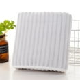 thumbnail image 4 of Btomtd 2pc Solid Color Hand Towels 29.53x13.78 inch Super Soft Face Towels With Lanyard Enlarged And Thickened Super Absorbent Corduroy Towels for Bathroom, Gray, 4 of 8