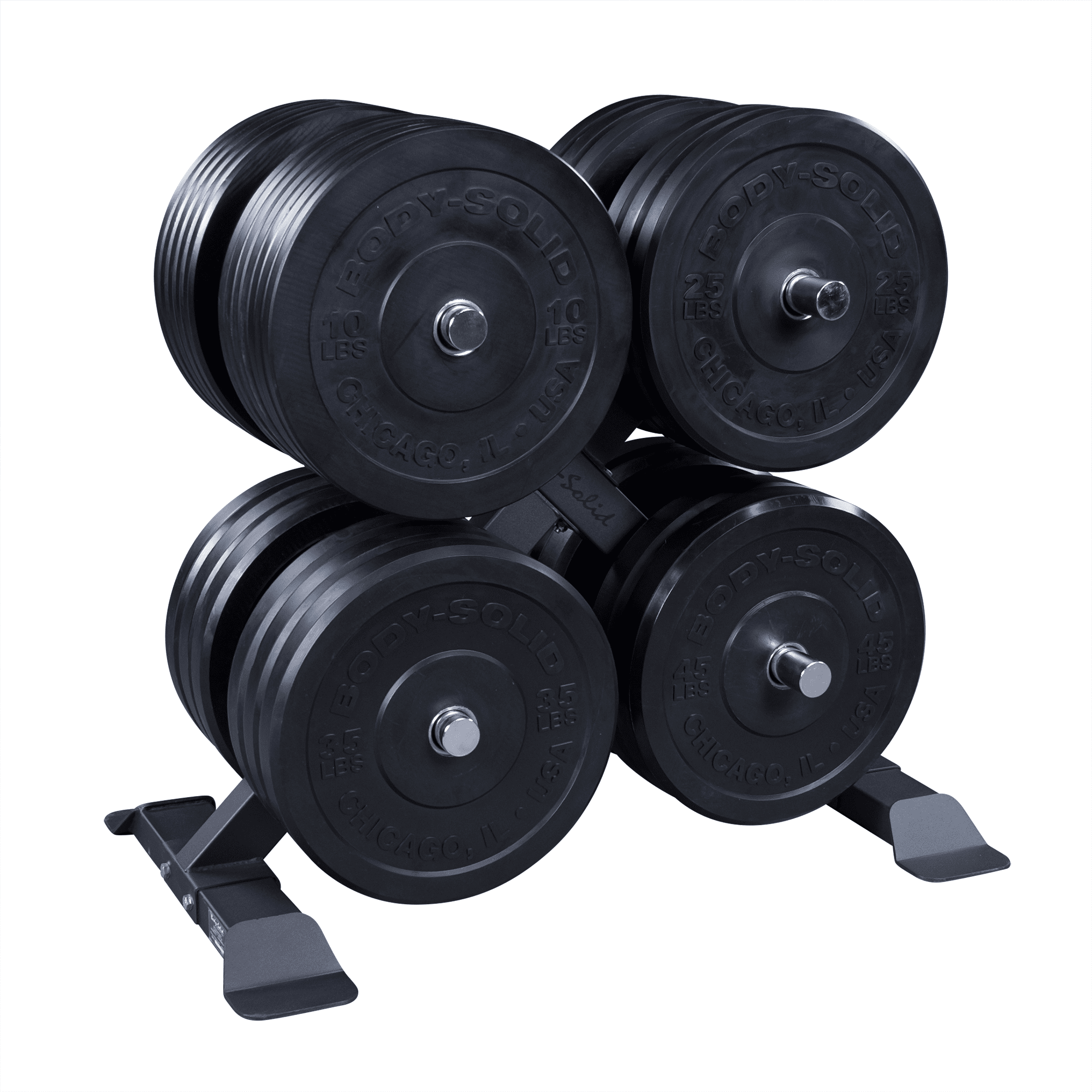 Body Solid GWT66 Heavy Duty Olympic Weight Plate Tree