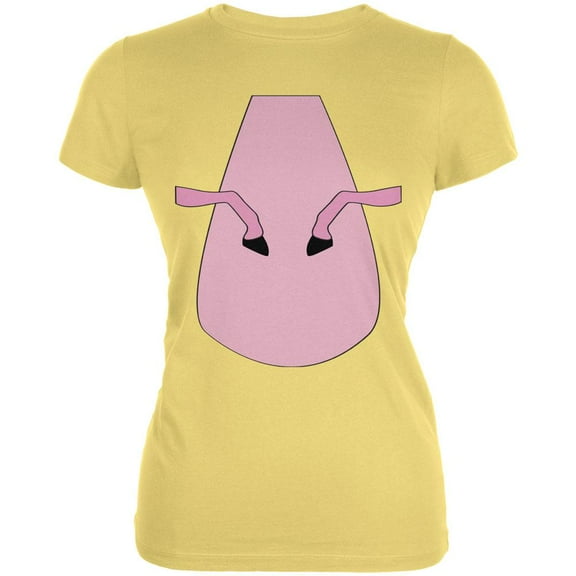 Halloween Magical Pony Costume Yellow Juniors Soft T Shirt Yellow X-LG
