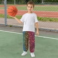 thumbnail image 5 of joogoo Rainbow Glitter Boys' Sweatpants Jogger Pants 5-6Y, 5 of 8