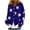 Blue, variant on Odeerbi Cardigan Sweaters For Women Fall Winter Sweaters Trendy 2025 Casual Floral Printed Long Sleeve Knitted Coat Tops Mint Green