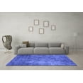 thumbnail image 3 of Ahgly Company Indoor Rectangle Oriental Blue Industrial Area Rugs, 5' x 7', 3 of 4