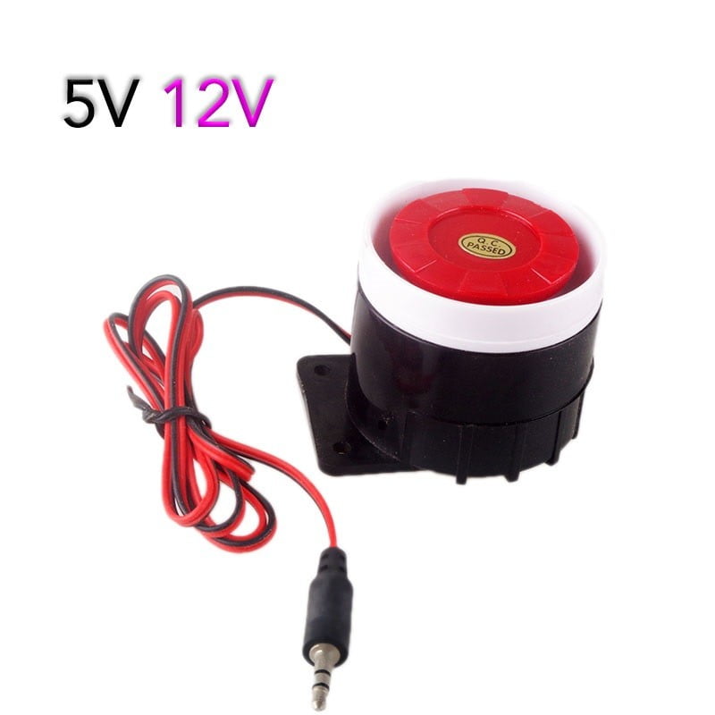 BTOER Dc 12V Durable 120Db Loud Indoor Siren Wired Alarm Horn, For Home Security