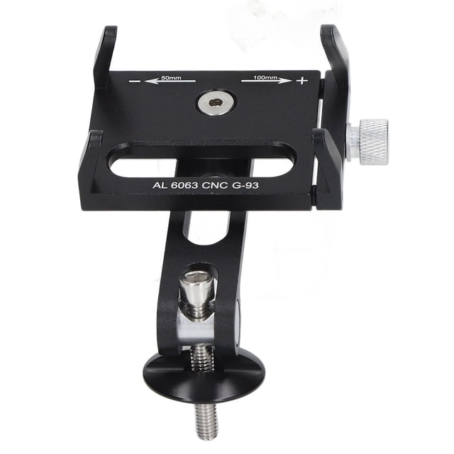 Soporte Para Teléfono Para Bicicleta, 50-100 Mm De Ancho Ajustable Soporte Para Teléfono Para Ciclismo Ligero Bloqueo En Espiral Cubierta Para La Cabeza Fijación Con 2 Llaves ANGGREK Otros