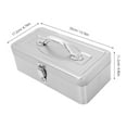 thumbnail image 6 of LOLIPPYY Portable Stainless Steel Toolbox with Handle - Heavy Duty Metal Tool Chest Organizer for Home, Garage, Workshop Storage, 6 of 7