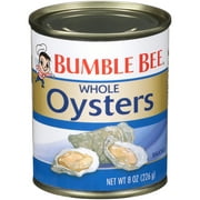 Bumble Bee Premium Select Whole Canned Oysters, 8 oz Can