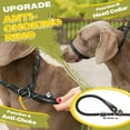 thumbnail image 3 of shiyou-Durable Slip Lead Dog Leash, 6 FT x 1/2" Heavy Duty Dog Loop Leashes, Comfortable Strong Rope Slip Leash for Large Medium Dogs, No Pull Pet Training Lead with Highly Reflective(1/2", Black), 3 of 4
