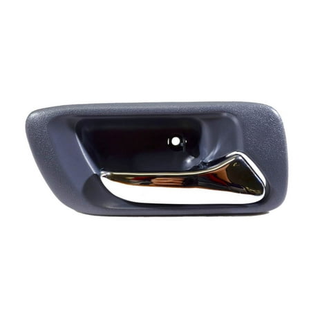 - PT Auto Warehouse HO-2580MJ-RR - Inner Interior Inside Door Handle, Blue (Lapis) Housing with Chrome Lever - Passenger Side Rear