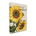 thumbnail image 3 of Stupell Industries You Are My Sunshine Sunflower Blooms Graphic Art Gallery Wrapped Canvas Print Wall Art, Design by Conrad Knutsen, 3 of 7