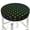 12 inch, variant on Picia Poker Shapes pattern Round Stool Covers Comfy Seat Covers Stretch Removable WashableChair Slipcover Round Bar Chair Cushion Cover-12 inch
