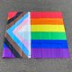 thumbnail image 5 of Bandera arcoíris Aerlxemrbrae 150X90CM Bandera 100D poliéster ojales lgbt Gay arcoíris Progress Pride, 5 of 5