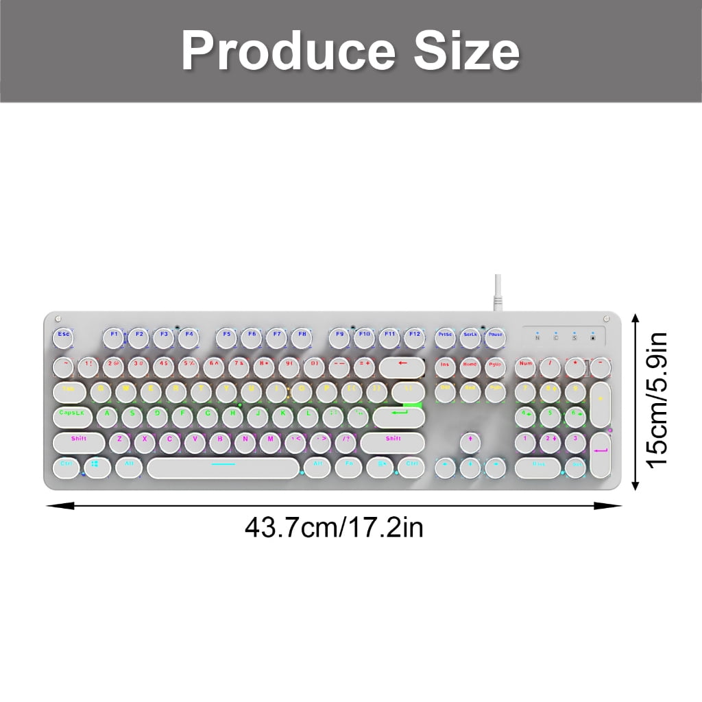 PatungKu Customizable Mechanical Gaming Keyboard Mouse Dynamics led Lighting Hot Swap Design Tactile Switches Wire USB C Connect