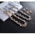 thumbnail image 3 of DESIGNICE Jewelry Set,Stylish Pearl Necklace and Earring Set,Feminine Pearl Jewelry for Women,Classic Necklace to Elevate Your Look, 3 of 7