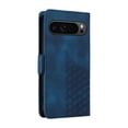 thumbnail image 6 of ELEHOLD For Google Pixel 9 Pro XL Leather Wallet Phone Case, Embossed Diamond Folio Flip Cover, Card Holder Cash Slot, Stand Support, Wrist Strap Lanyard -Blue, 6 of 11