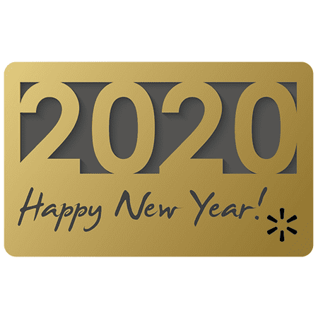 New Year 2020 Gold Walmart eGift Card