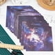 thumbnail image 3 of 100 hojas de papel para álbum de recortes de galaxia, 15 x 15 cm, con patrón de cielo estrellado, papel decorativo vintage de nebulosa, papel para manualidades, cartulina, 3 of 6