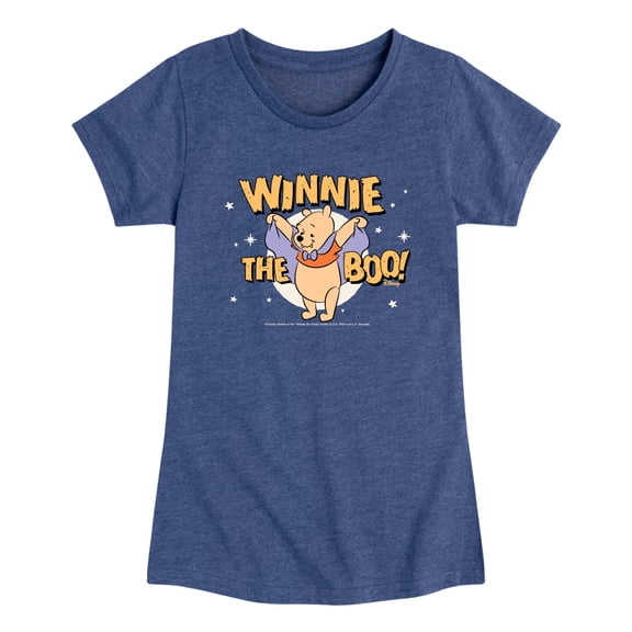 Winnie the Pooh - Winnie The Boo - Toddler Girls Fitted Short Sleeve T-Shirt