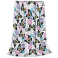 thumbnail image 2 of Fuzoiu Bright Butterflies1 Print Ultra-Soft Micro Fleece Blanket,All Seasons Flannel Throw, Lightweight Blanket for Bed, Sofa, Couch, Movie Night, Camping, and Travel-50"x40", 2 of 7