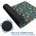 thumbnail image 6 of Long Mouse Pads for Desk,DarkGreen Dinosaurs Birds Pattern Desk Mats on Top Of Desks, Desk Mouse Pad Extra Large with 3mm Non-Slip Base and Stitched Edge for Gaming,Office,Work,Home 47.3"x23.6", 6 of 6