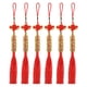 thumbnail image 1 of 6pcs Nudo chino Las borlas de la fortuna Monedas de la fortuna Monedas de Feng Shui Colgantes de coche, 1 of 8