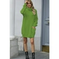 thumbnail image 4 of LAICAIW Robe Chandail Longue Ample à Col Roulé Oversize pour Femmes, 4 of 7