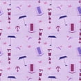 thumbnail image 1 of Ahgly Company Indoor Square Patterned Heliotrope Purple Area Rugs, 8' Square, 1 of 6