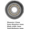 thumbnail image 2 of Tile Cutting Wheel, Metal Alloy Tile Cutter Replacement with HH Screw Tile Cutter Blade for Manual Tile Cutting Machine, 2 of 8