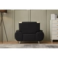 thumbnail image 5 of Kingway Furniture Lilian Faux Leather Livingroom Chair in BlackBeige, 5 of 6