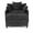 Black, variant on Muumblus Oversized Lounge Chair with Ottoman, Plush Cloud Accent Armchair for Living Room, Beige Chenille