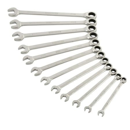 

STEELMAN PRO 78964 12-Piece Metric 144-Position Ratcheting Wrench Set