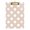 Gold, variant on Light Brown Background White Dots Acrylic Clipboard Drawing Board with Hook Writing Pad File Storage A4 Size Gold 12.5" x 9"