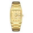 thumbnail image 1 of Reloj Wwoor Classic de cuarzo de lujo para hombre - Dorado, 1 of 6