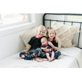 thumbnail image 3 of IFFEI Family Matching Pajamas Set Festival Outfits Short Sleeve Two Pieces Santa Claus Printed Nightwear for Mom Dad Kids, 3 of 7