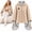Beige, variant on Heated Shawl, Heated Shawl Wraps for Women, USB Wearable Blanket Wrap with Adjustable Heat Levels