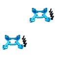 thumbnail image 4 of Vogacara Torre de choque frontal para 1/14 LC Style Torre de choque delantero para 1/14 LC RC Car S Performance Made blue azul 2Conjunto, 4 of 6