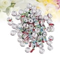 thumbnail image 3 of Mutmorningal 80pcs 8mm Rhinestone Spacer Beads Mixed Colors for Jewelry Making, Bracelet, Necklace, Craft Accessories, 3 of 10