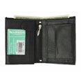 thumbnail image 2 of Men's European Cowhide Black Leather Trifold Wallet 3 ID,8 Slots, Change Pocket, 2 of 5